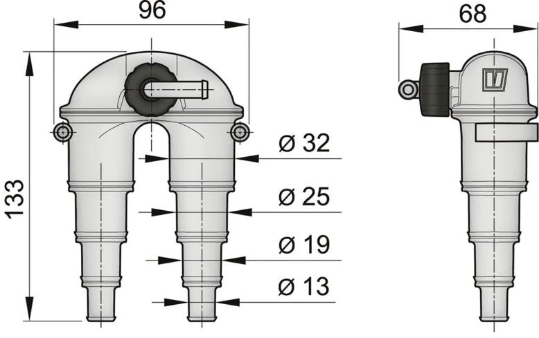 Product of Vetus Asdv Marine Fuel Line Fitting