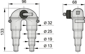 Product of Vetus Asdv Marine Fuel Line Fitting