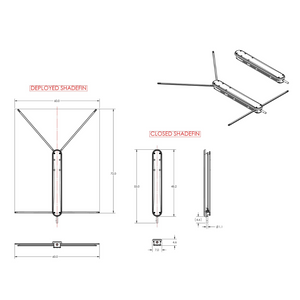 Product of Taco T10-3000-3 Boat T-Top Shade Extension