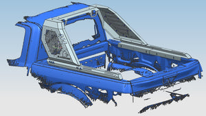 Product of Black Horse Offroad VIRB06B Modular Powder Coated Steel Truck Bed Bar 