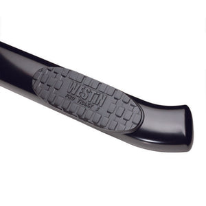Product of Westin Automotive 21-534335 Black Powder Coated Oval Nerf Bar - Truck Wheel To Wheel 