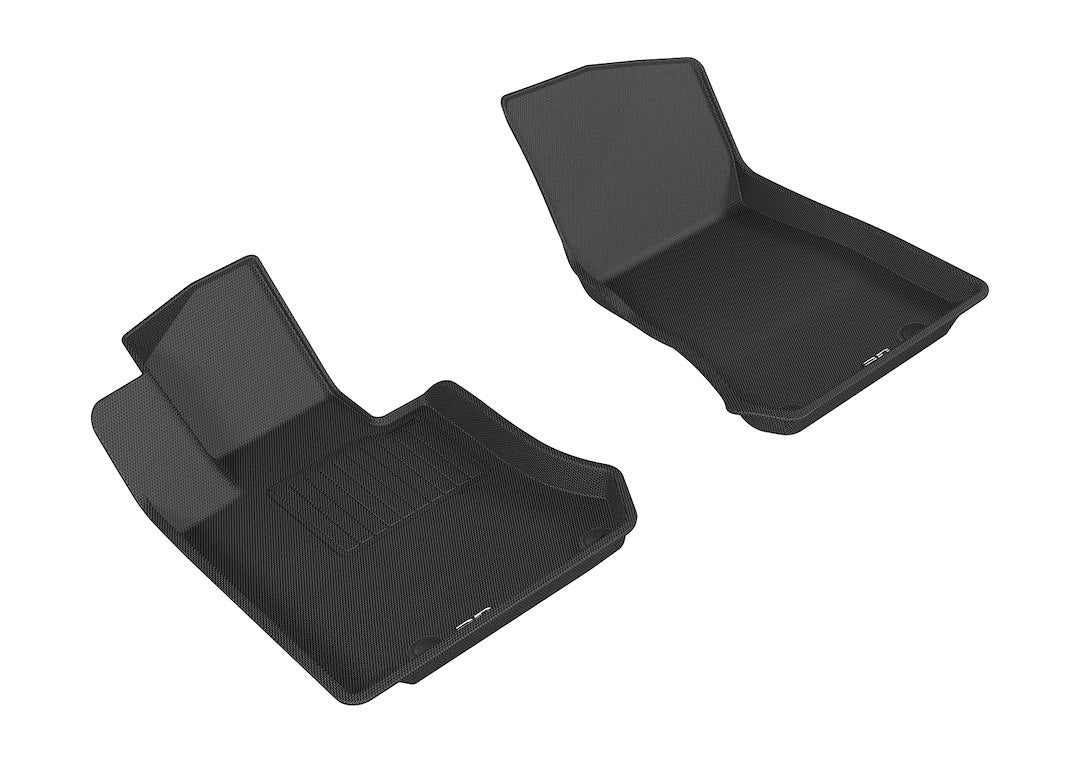 Product of 3D Mats KAGU L1MB07901509 Black Thermoplastic Rubber Of Carbon Fiber Texture Floor Liner 