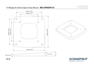 Product of Scanstrut Wd-Opnary-01 Radar Antenna Mount
