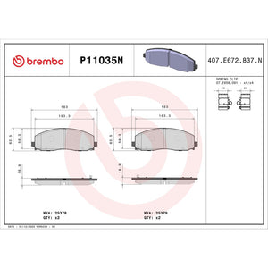Brembo P11035n Brake Pad||p11035n_Drw.Jpg||91||brmp11035n||1752685