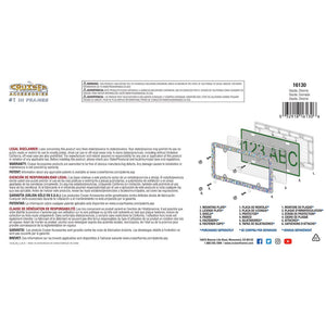 Product of Cruiser 16130 License Plate Frame