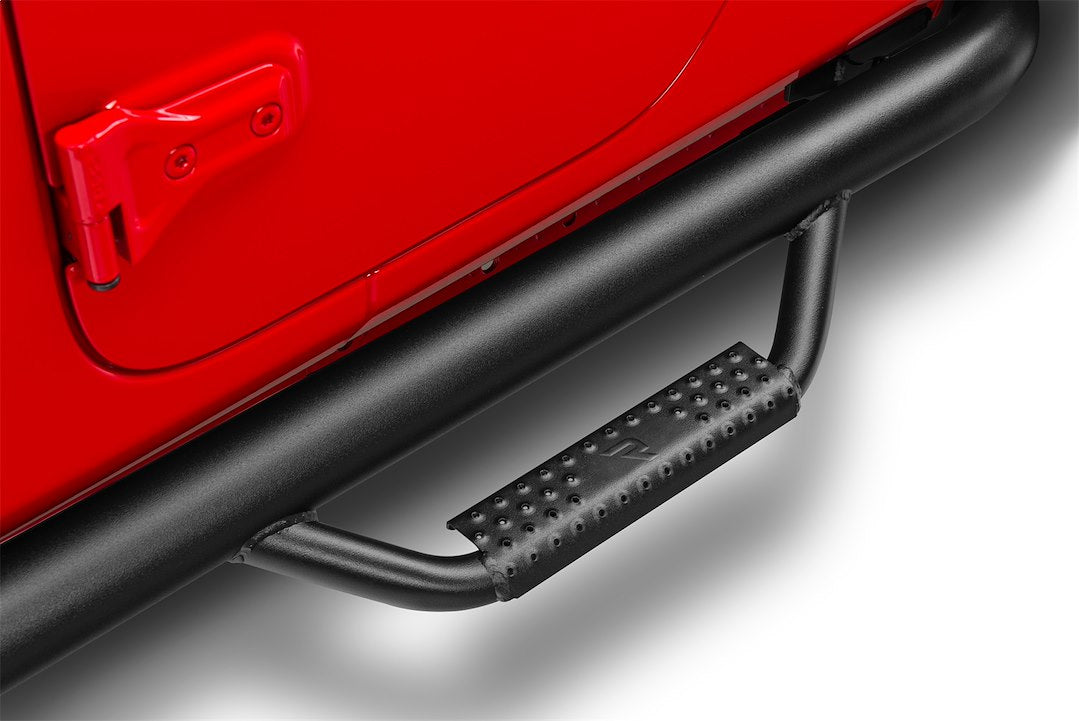 Product of N-Fab J1980T W2W Series Nerf Bar With Drop Down Steps 