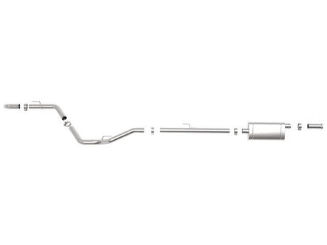 Product of Advanced FLOW Engineering 49-48088 Apollo GT Cat-Back System Single Exhaust System Kit 