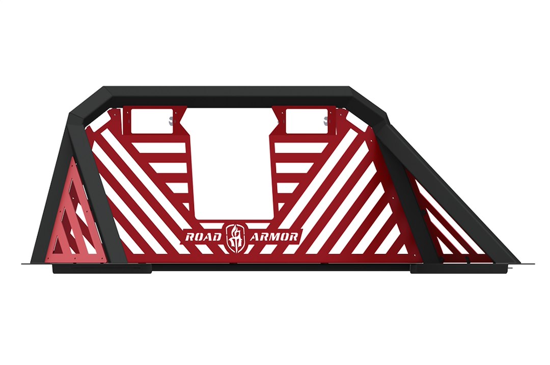 Product of Road Armor HR-315BB Black Satin Powder Coated Diagonal Slat Headache Rack 