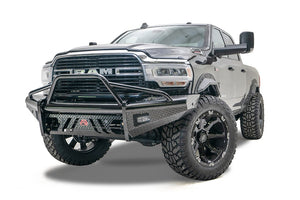 Product of Fab Fours DR19-S4462-1 Black Steel Steel Gloss Powder Coated Bumper 