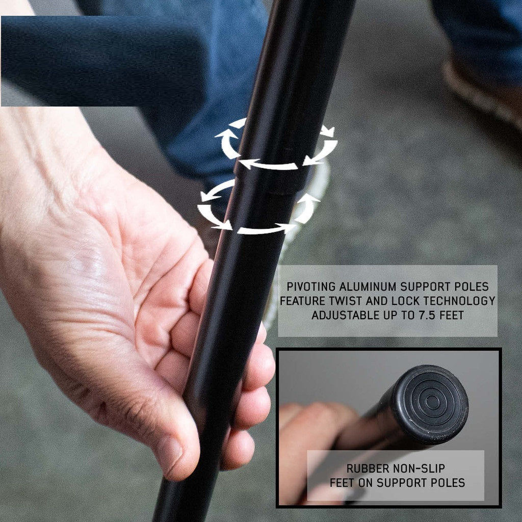 Product of Overland Vehicle Systems 19689909 SUV/Pickup Overlanding Manual Awning , Gray Solid 