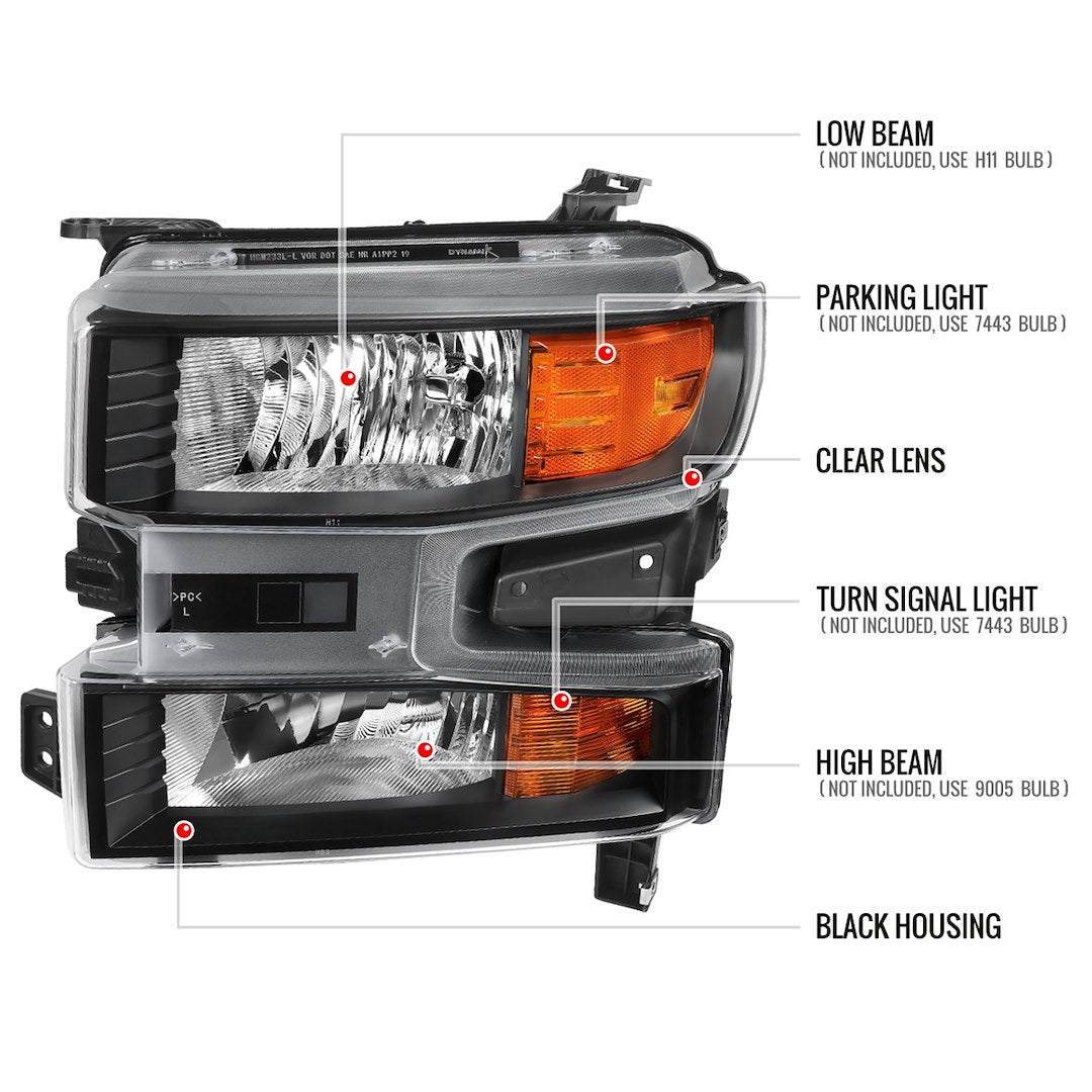 Spec-D Tuning 2lh-Siv1915jm-Ro Headlight Assembly||2lh-Siv1915jm-Ro_8.Jpg||93||sdtiv1915jmro||1563761