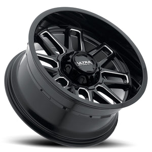 Product of Ultra Wheel 20x9 Black With Natural Accents Wheel - 5x5.00 Bolt Pattern 