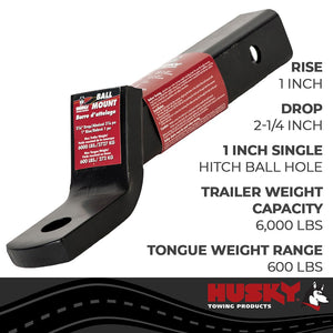 Product of Husky Towing 31362 2 Inch Receiver Trailer Hitch Ball Mount 