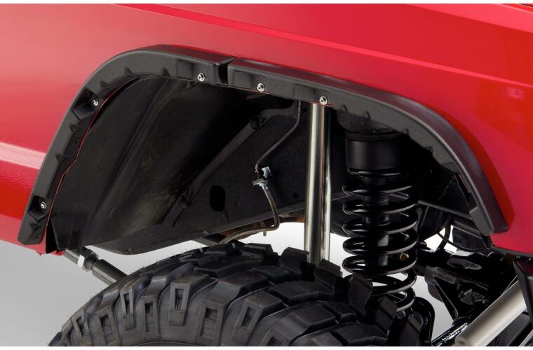 Product of Bushwacker 10922-07 Non-Exposed Fasteners Black Fender Flare - Set Of 4 