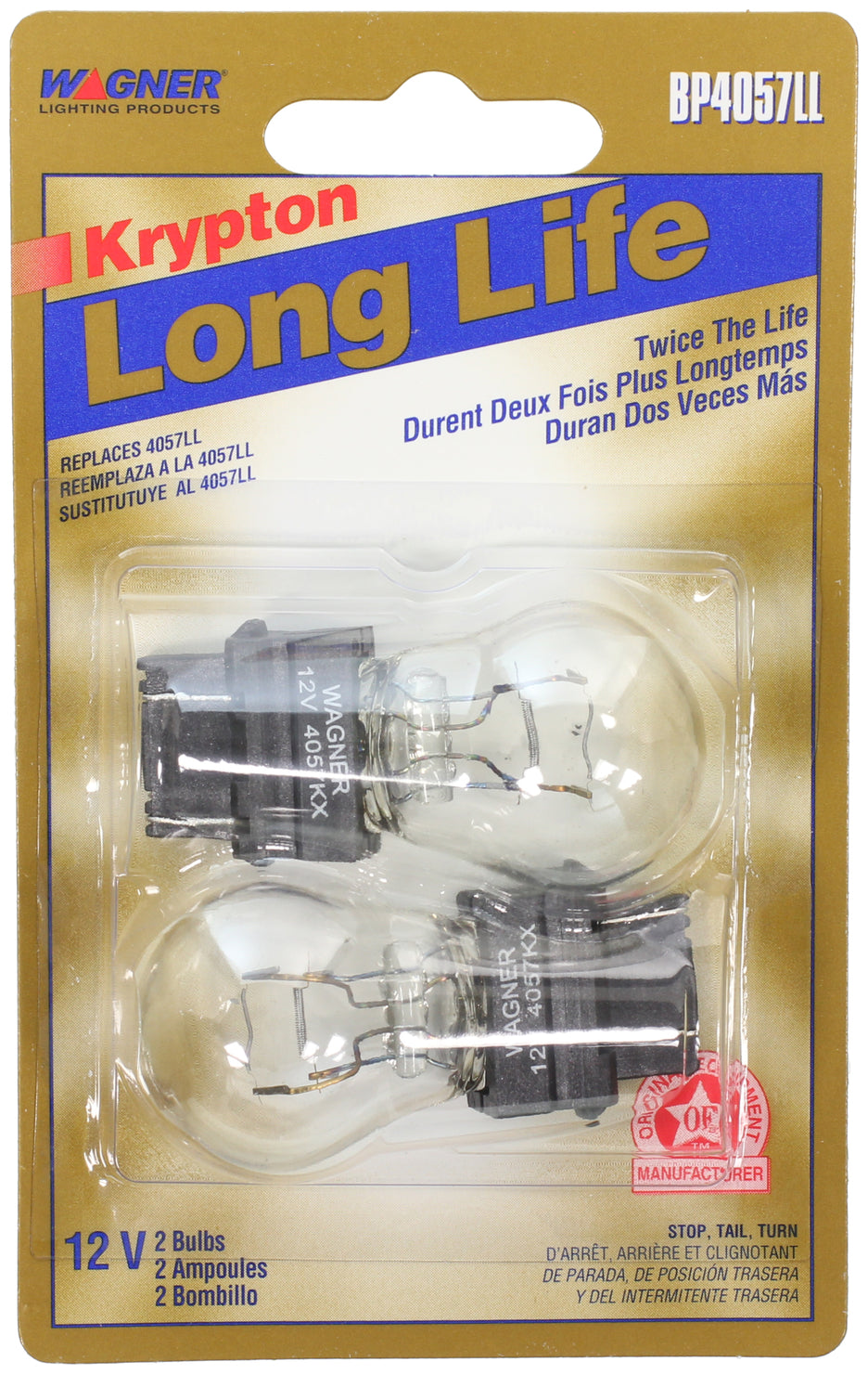 Wagner Lighting Bp4057ll Brake Light Bulb||bp4057ll_P02_Pkg.Jpg||94||w31bp4057ll||1385698
