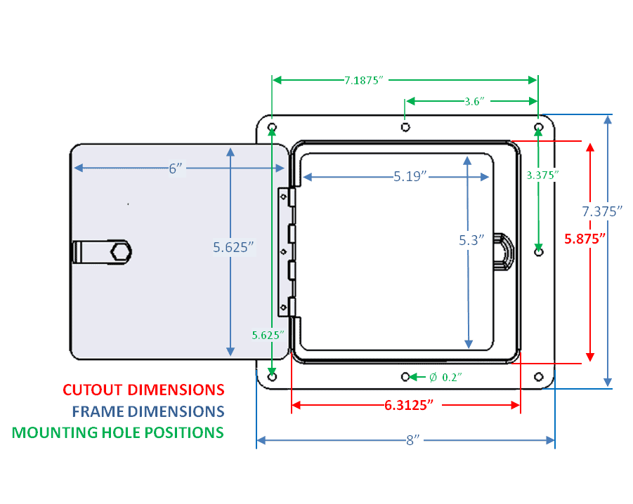 Product of Ultra-Fab Products 48-979010 Access Door