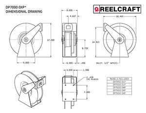 Product of Reelcraft Sales Dp7650olp Hose Reel