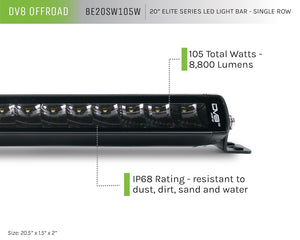 Dv8 Offroad Be20sw105w Light Bar||20-Inch-Light-Bar-Info.Jpg||91||dv8be20sw105w||1626681