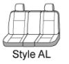 Product of Covercraft SSC3374COBK Carhartt® SeatSaver® Black 1000 Denier Nylon Seat Cover 