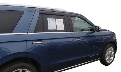Product of TrailFX 4812H TFX 4-PC Window Vents Outside Channel Rainguard 