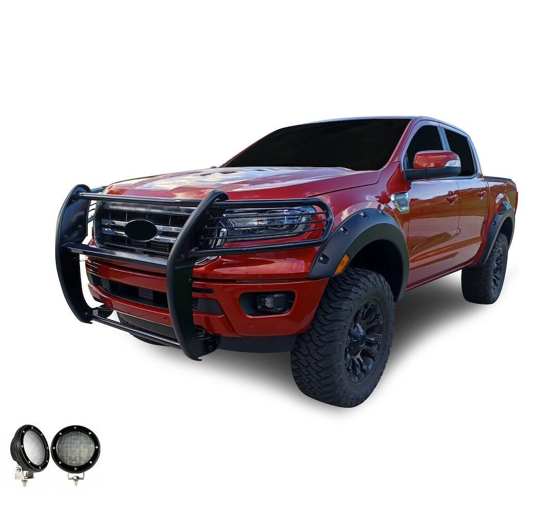 Product of Black Horse Offroad 17FP10MA-PLFB Grille Guard  