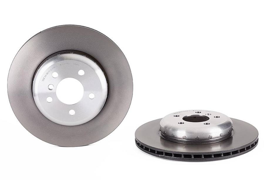 Product of Brembo 09C40413C02 Vented 1 Piece Brake Rotor 