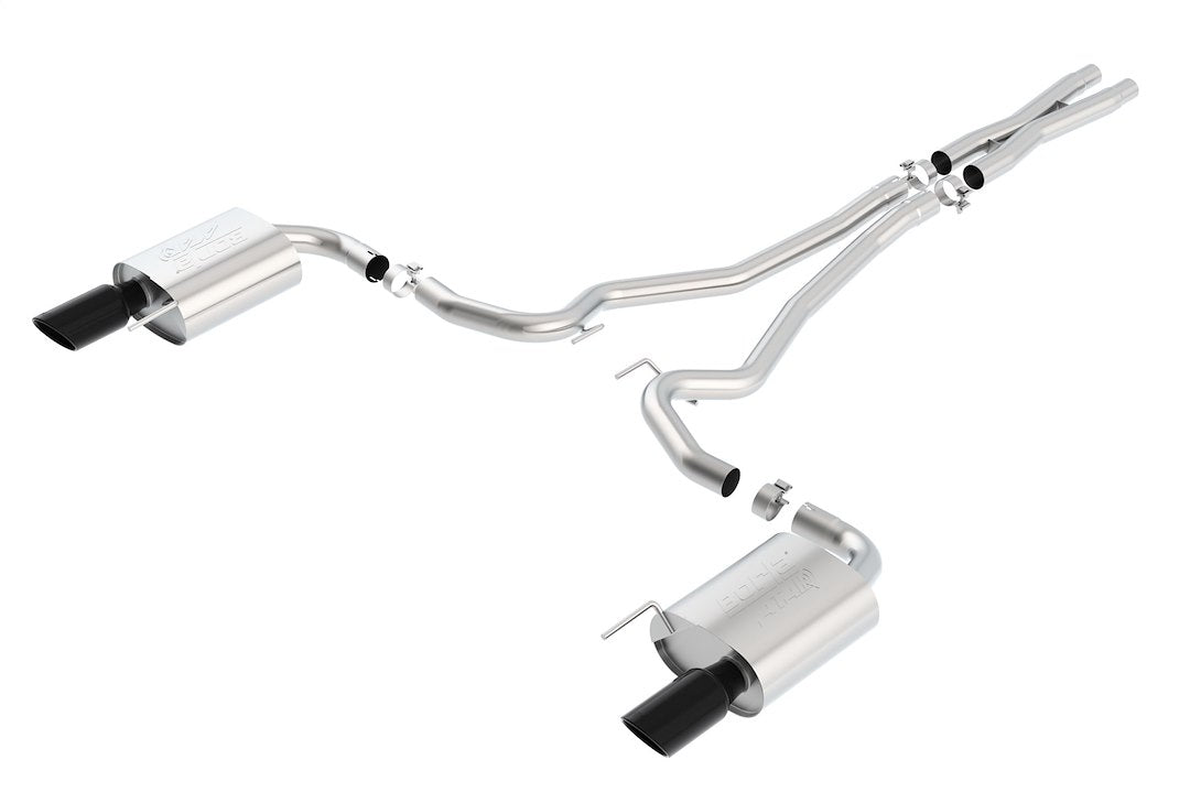 Product of Borla 140591BC ATAK ® Series Cat Back System Dual Exhaust System Kit 