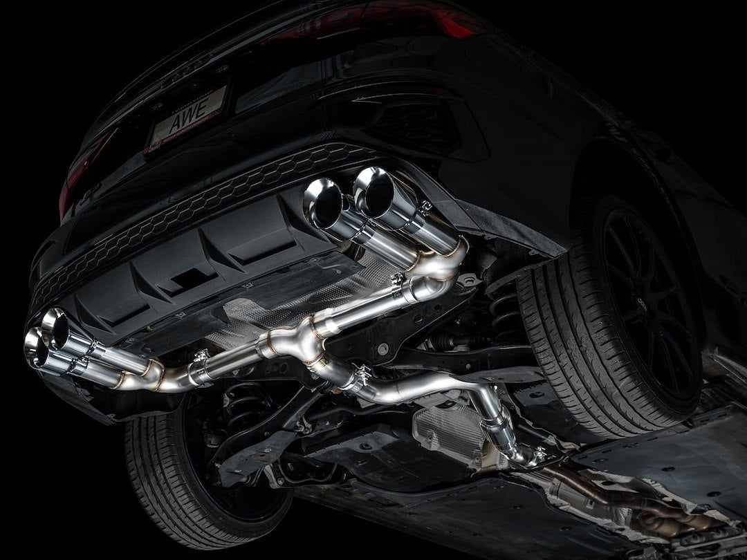 Product of AWE Tuning 3020-42897 Track Edition Cat-Back System Exhaust System Kit 
