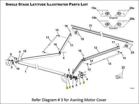 Product of Carefree Rv R001783-006 Awning Motor Cover
