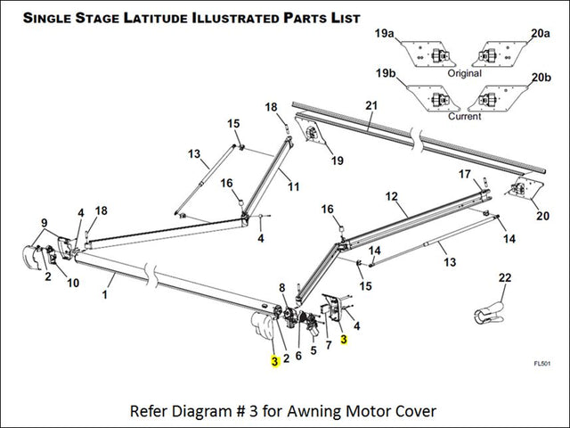 Product of Carefree Rv R001783-006 Awning Motor Cover