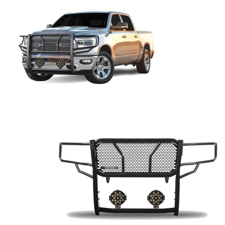 Black Horse Offroad Ru-Dora19-B-Plb Grille Guard||ru-Dora19-B-Plb.Jpg||85||blkdora19bplb||2238448