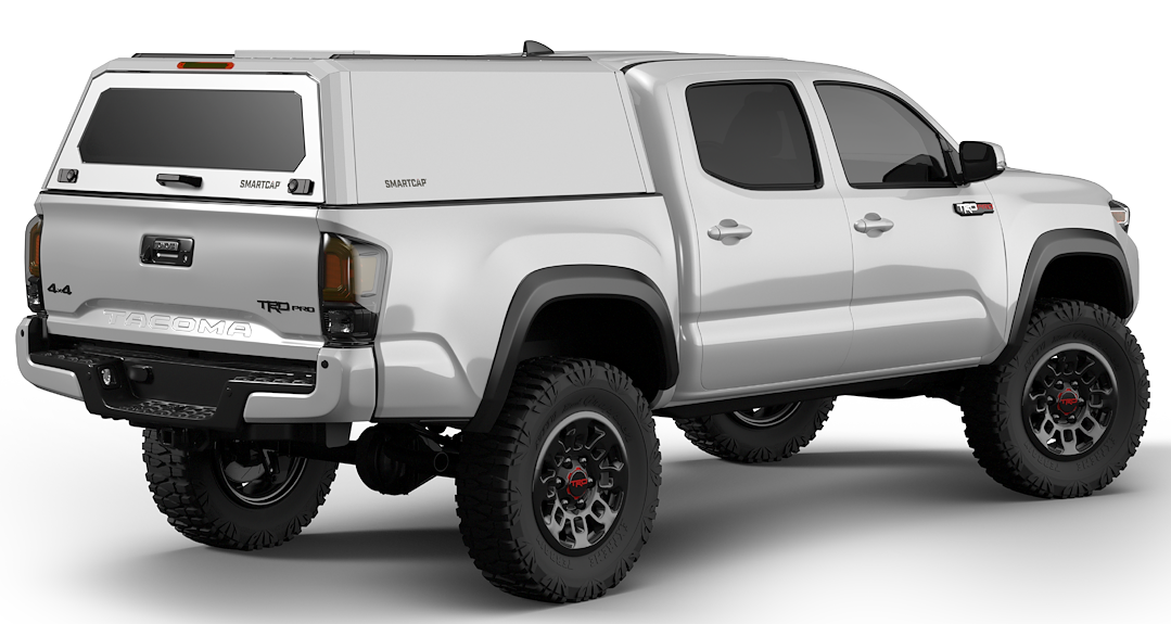 Smartcap Eh1316-Wh Truck Cap||smartcap Evoh Hatchback Toyota Tacoma 2016-2023 Short Bed White 5 Passenger Rear Three Quarter.Png||87||rsieh1316wh||2298278
