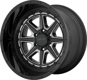 Product of Moto Metal Wheels 20x10 Black With Gray Tinted Accents Wheel - 6x5.31 Bolt Pattern 