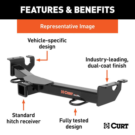 Product of Curt 31071 Trailer Hitch Front