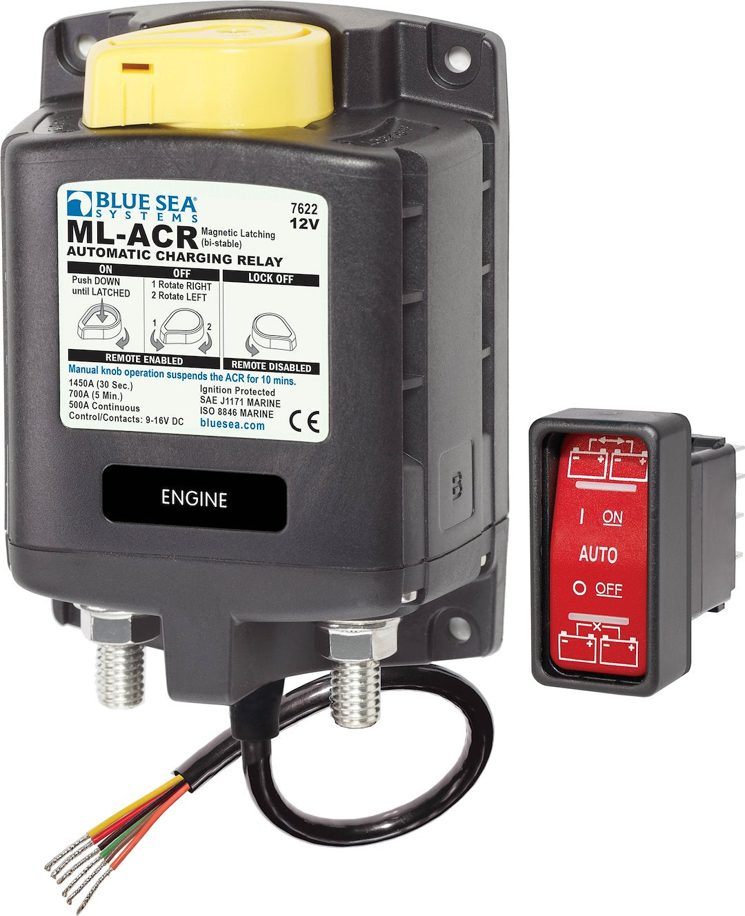 Blue Sea 7622-Bss Battery Voltage Sensing Relay||7622-Bss.Jpg||85||b6z7622bss||902265