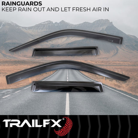 Product of TrailFX 4704H Outside Channel Rainguard 