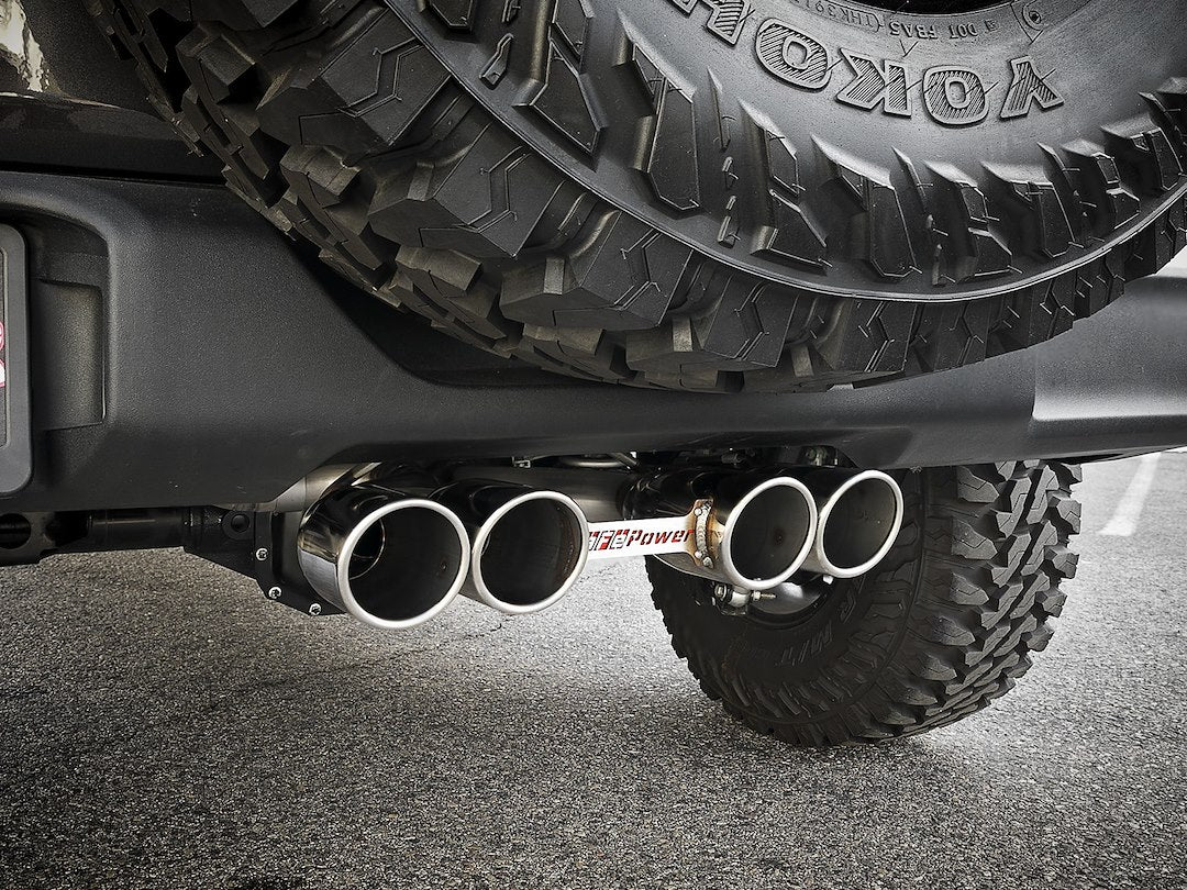 Product of Advanced FLOW Engineering 49-38071-P Rebel Cat-Back System Single Exhaust System Kit 