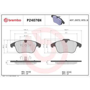 Brembo P24076n Brake Pad||p24076n_Drw.Jpg||89||brmp24076n||1752774