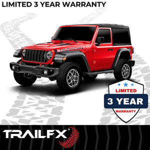 Product of TrailFX A0056T TFX Round Tube Side Steps Nerf Bar With Surface Steps 