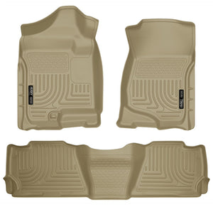 Product of Husky Liner WeatherBeater™ 98253 Beige/ Cashmere/ Camel/ Khaki/ Medium Neutral/ Sand/ Tan Thermoplastic Polyolefin (TPO) Floor Liner 