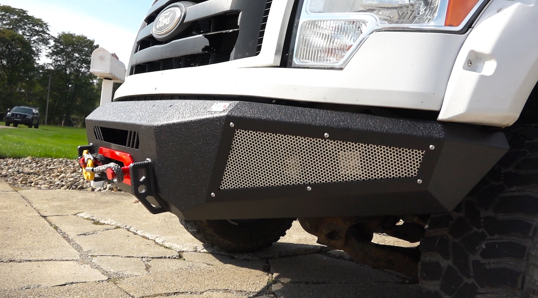 Product of Fishbone Offroad FB22347 Pelican Steel Textured Powder Coated Bumper 