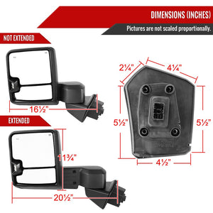 Spec-D Tuning Rmx-Sie1915g3hp-Fs Exterior Towing Mirror||rmx-Sie1915g3hp-Fs_7.Jpg||92||sdtsie1915g3h||1701116