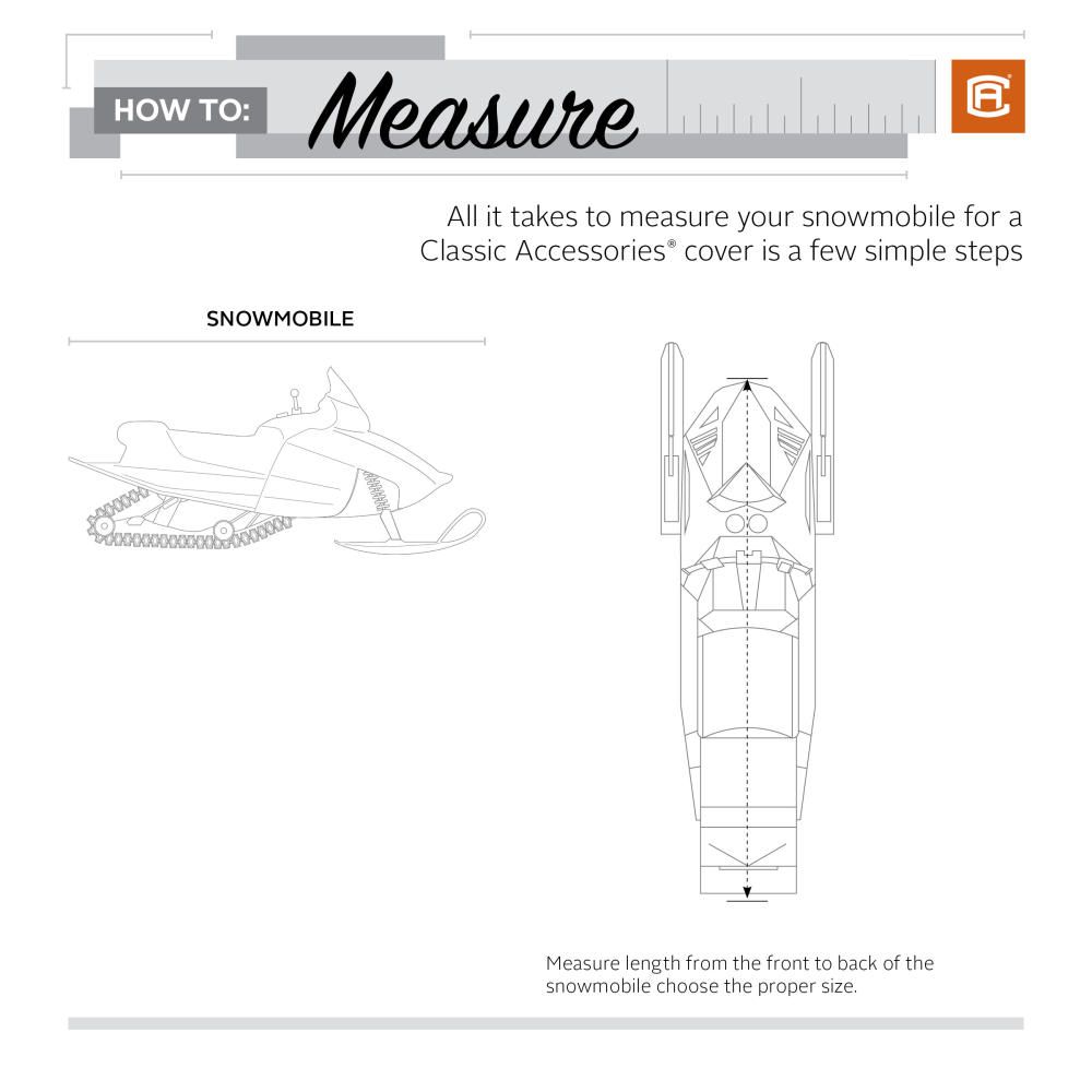 Product of Classic Accessories 71537 Snowmobile Cover