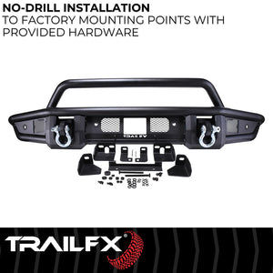 Product of TrailFX BR001T TrailFX Bronco Products Steel Matte Powder Coated Bumper 