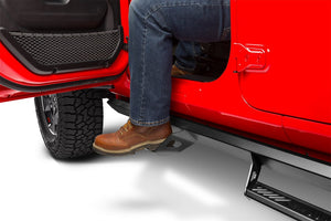 Product of N-Fab PRJ1863-TX Predator Pro Nerf Bar With Drop Down Steps 