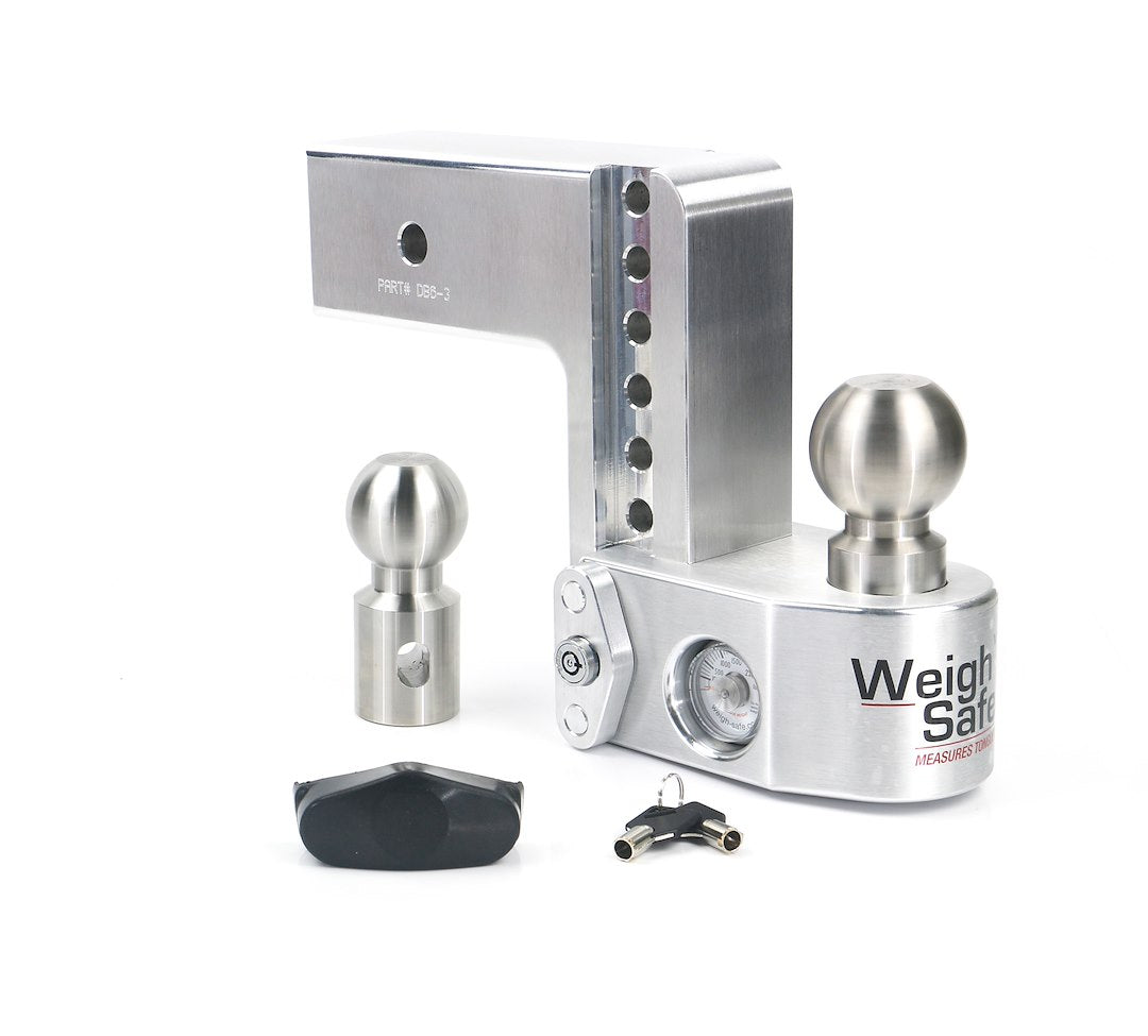 Product of Weigh Safe WS6-3 3 Inch Receiver Trailer Hitch Ball Mount 