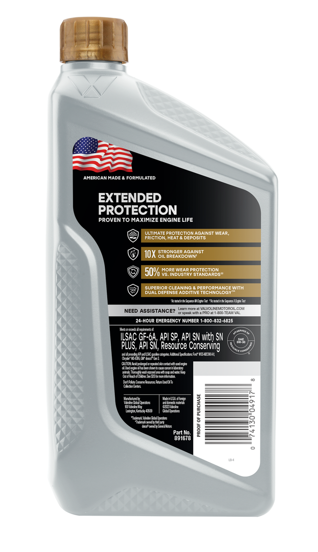 Product of Valvoline 891678 Oil