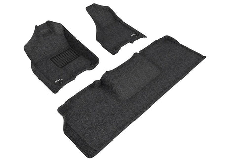Product of 3D Mats ELEGANT Series L1DG02104709 Black Thermoplastic Rubber Of Carbon Fiber Texture Floor Liner 