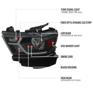 Product of Spec-D Tuning 2lh-Ram1915sm-G3-Rs Headlight Assembly