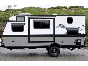 Product of GT Styling RV1016 Outside Channel Rainguard 